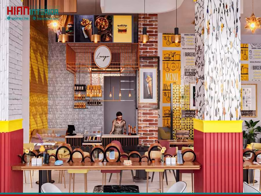 Thiết Kế Nhà Hàng Thức Ăn Nhanh Foodcourt