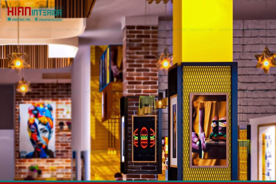 Thiết Kế Nhà Hàng Thức Ăn Nhanh Foodcourt