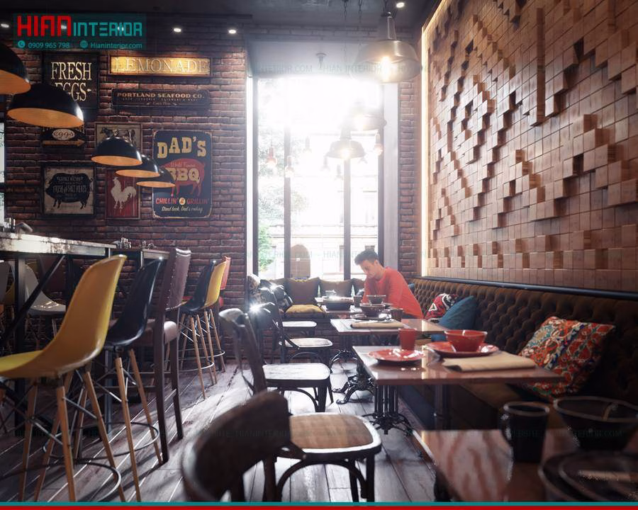 Thi Công Nhà Hàng Thức Ăn Nhanh Độc Quyền
