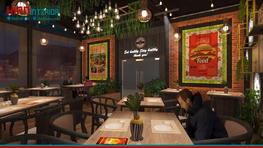 Thiết Kế Quán Fast Food Nhỏ Đẹp