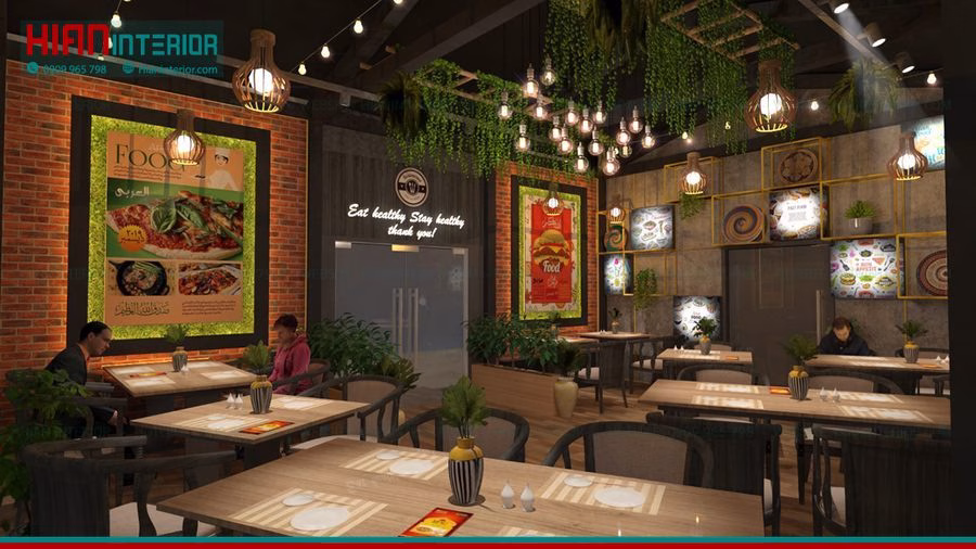 Thiết Kế Quán Fast Food Nhỏ Đẹp