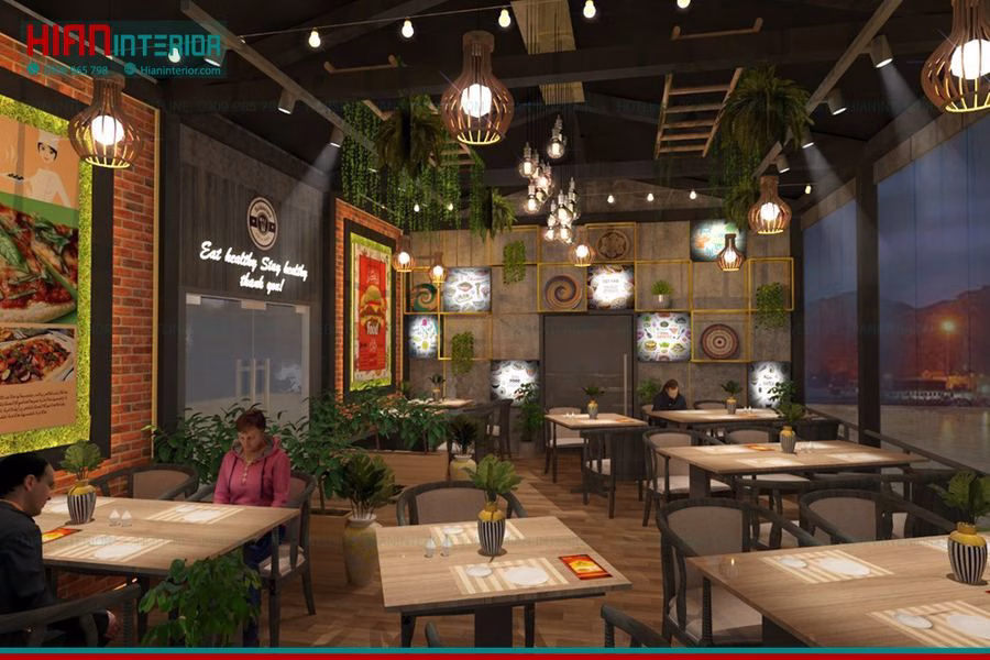 Thiết Kế Quán Fast Food Nhỏ Đẹp