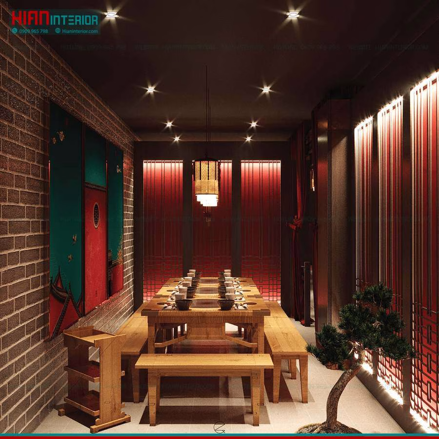 Thiết Kế Nội Thất Nhà Hàng Trung Hoa
