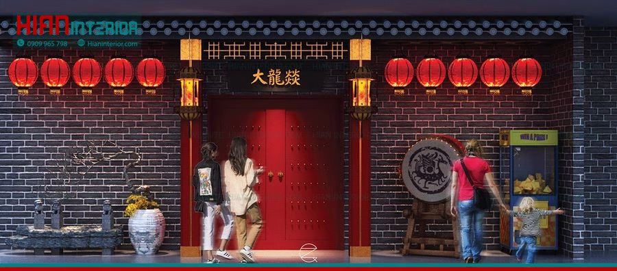 Thiết Kế Nội Thất Nhà Hàng Trung Hoa