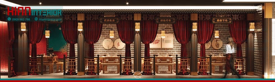 Thiết Kế Nội Thất Nhà Hàng Trung Hoa