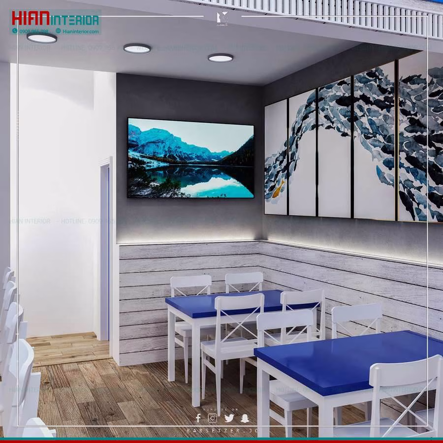 Thiết Kế Quán Ăn Hiện Đại