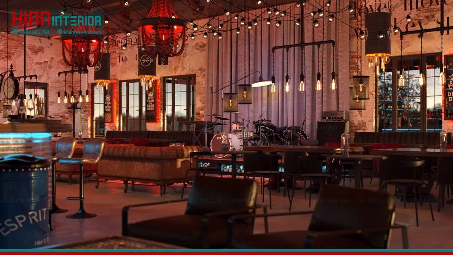 Quán Bar Phong Cách Hiện Đại