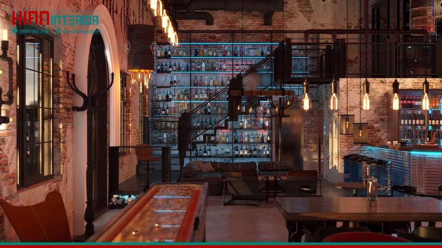 Quán Bar Phong Cách Hiện Đại
