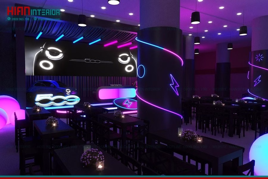 Quán Bar Không Gian Mở