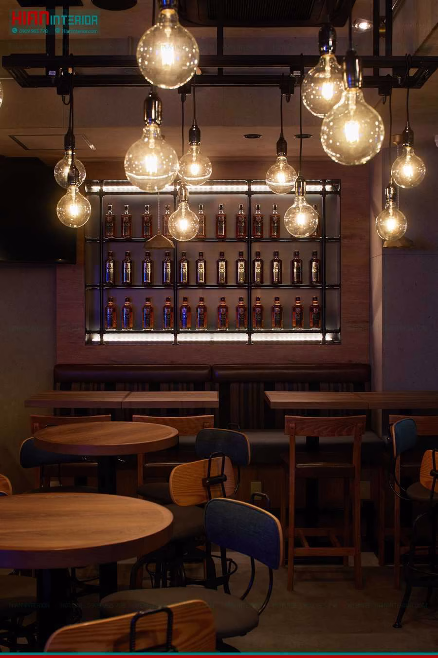 Thi Công Quán Bar Hiện Đại