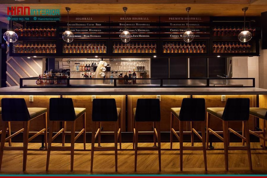 Thi Công Quán Bar Hiện Đại