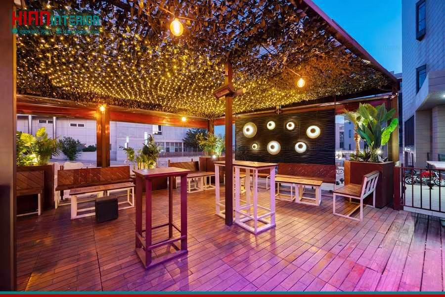 Thi Công Nội Thất Quán Bia Quán Nhậu
