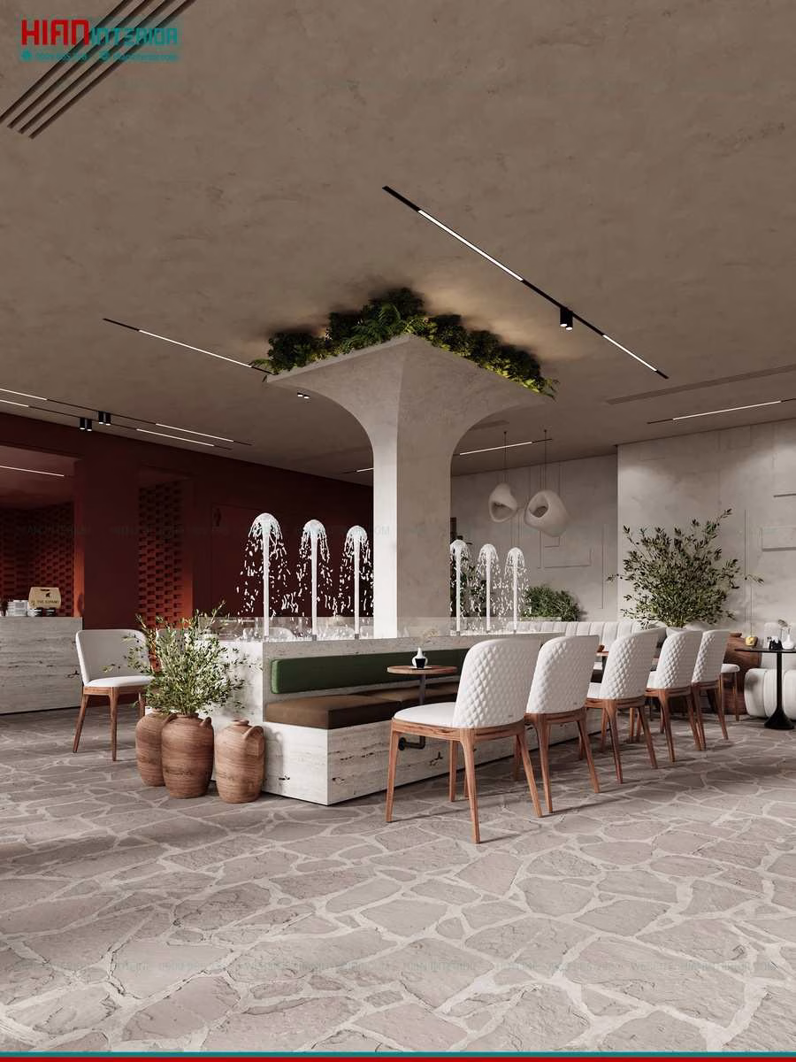 Quán Cafe Địa Trung Hải Mặt Tiền