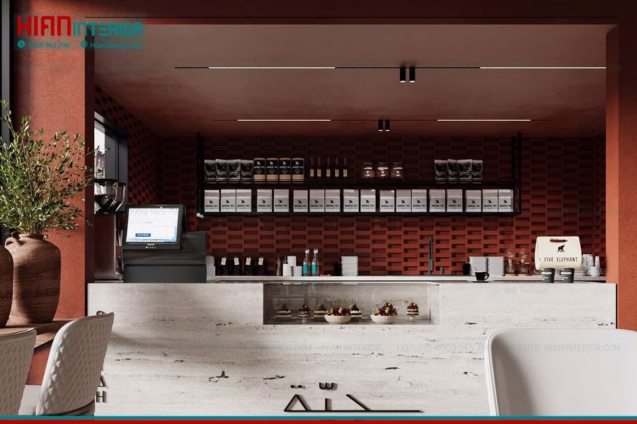 Quán Cafe Địa Trung Hải Mặt Tiền