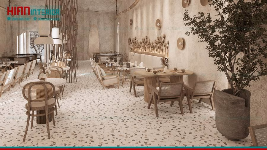 Quán Cafe Địa Trung Hải Hiện Đại