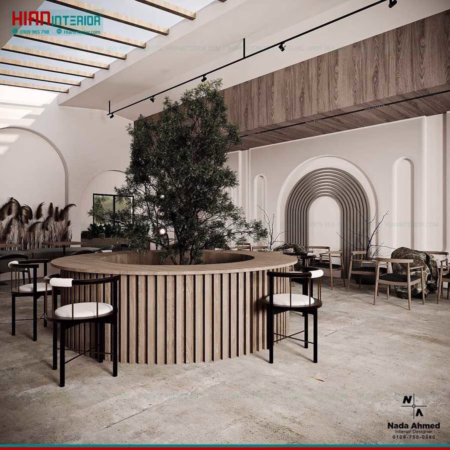 Quán Cafe Địa Trung Hải Ấn Tượng
