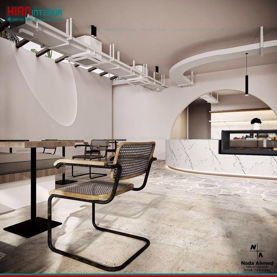 Quán Cafe Địa Trung Hải Ấn Tượng