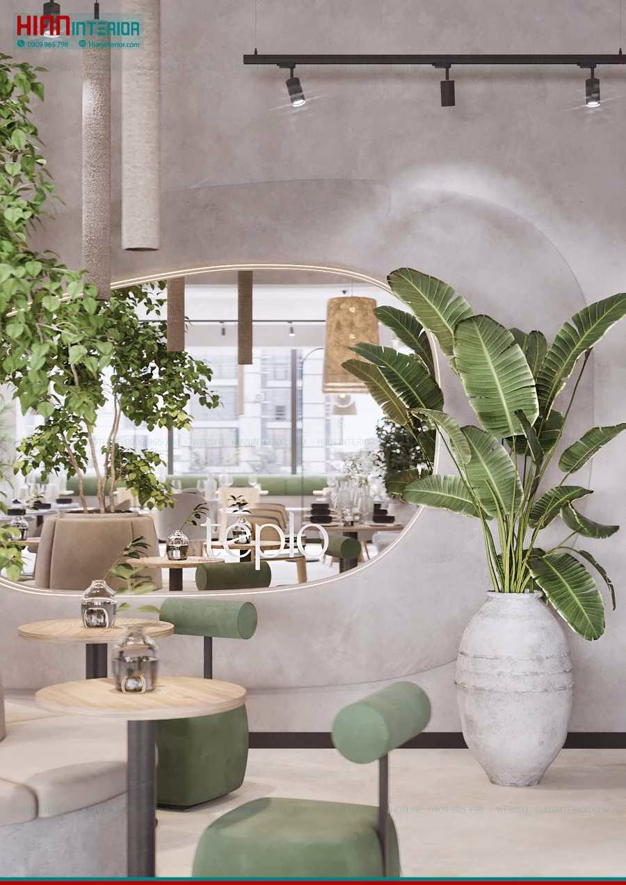 Quán Cafe Địa Trung Hải Phong Cách Santorini