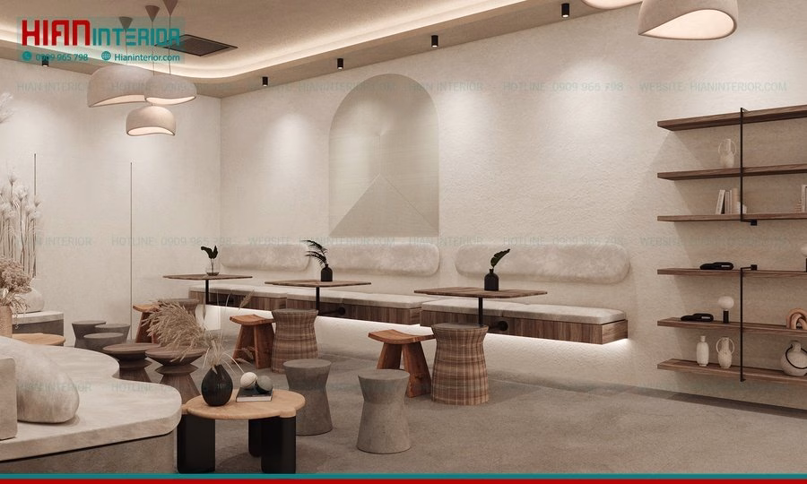 Quán Cafe Địa Trung Hải Lãng Mạn