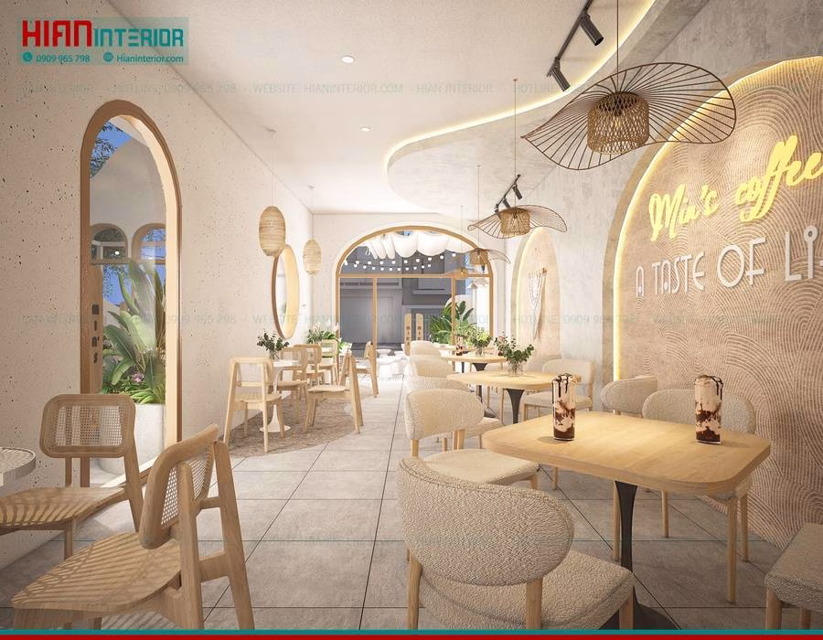 Quán Cafe Địa Trung Hải Độc Đáo