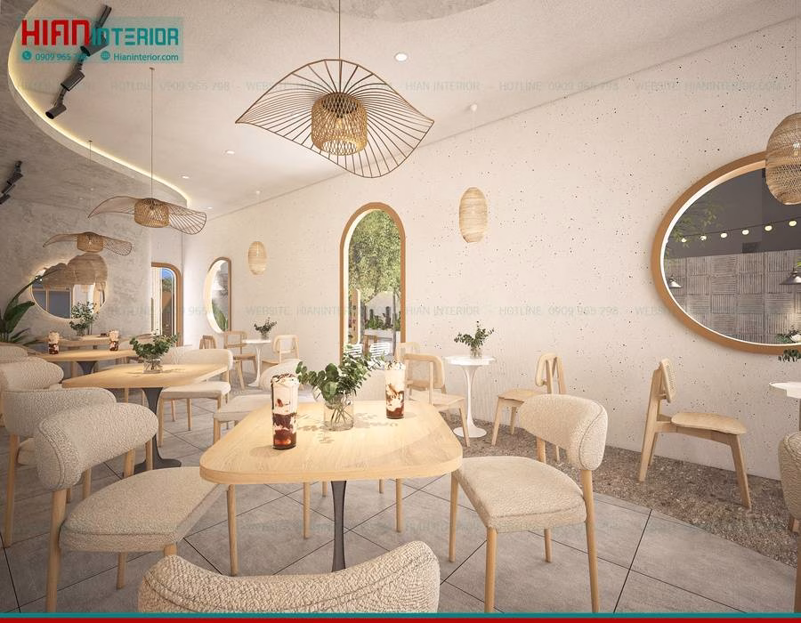 Quán Cafe Địa Trung Hải Độc Đáo