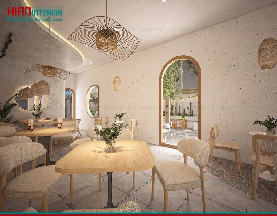 Quán Cafe Địa Trung Hải Độc Đáo