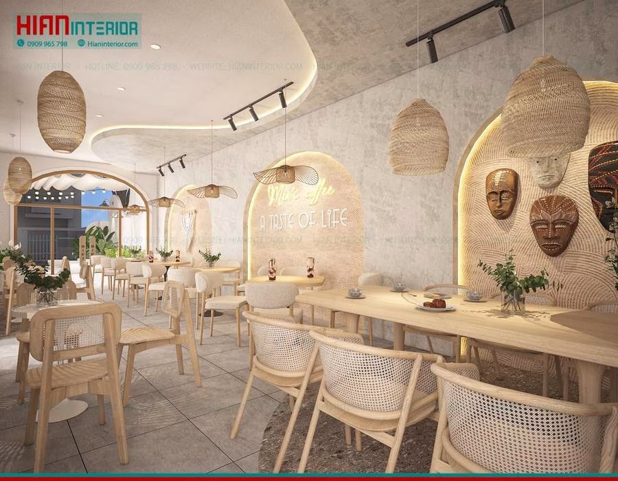 Quán Cafe Địa Trung Hải Độc Đáo