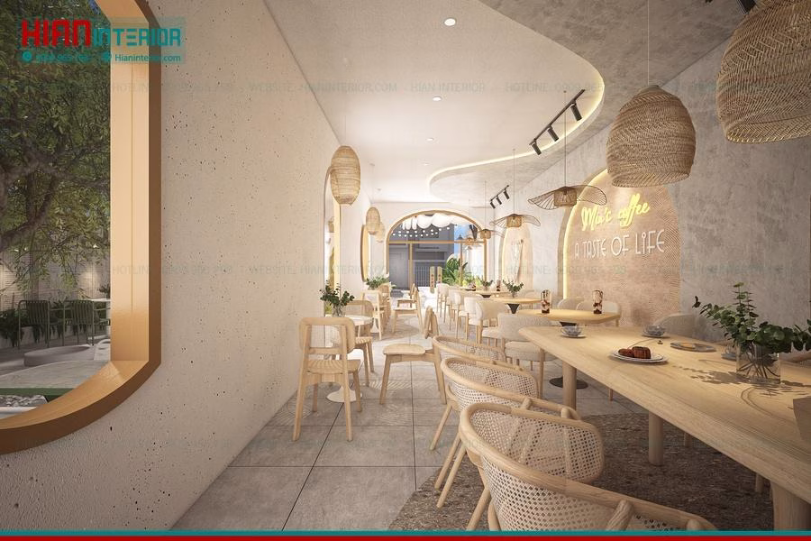 Quán Cafe Địa Trung Hải Độc Đáo