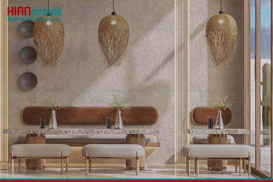 Quán Cafe Địa Trung Hải Tối Giản