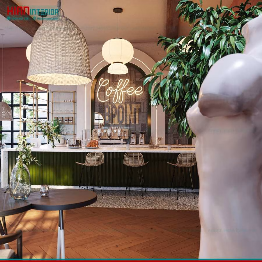 Quán Cafe Địa Trung Hải Mộc Mạc