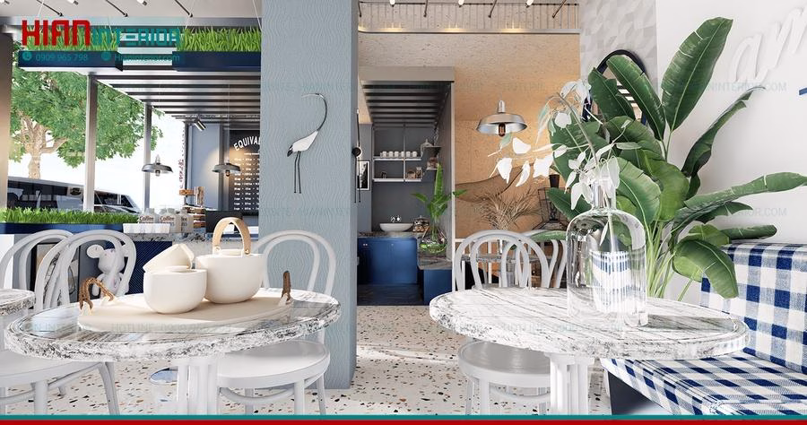 Quán Cafe Địa Trung Hải Ít Vốn