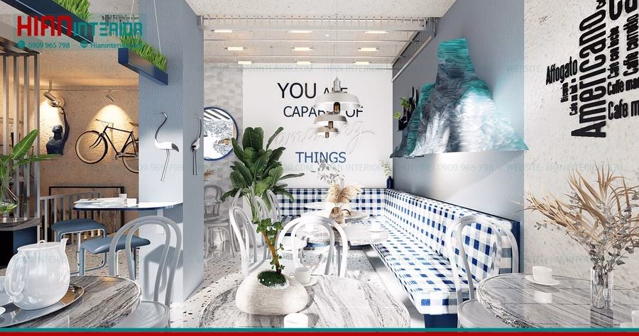 Quán Cafe Địa Trung Hải Ít Vốn