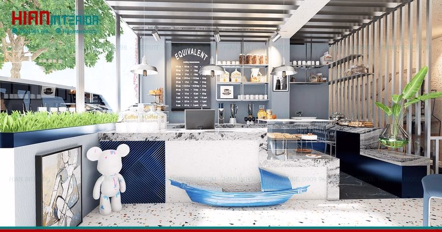 Quán Cafe Địa Trung Hải Ít Vốn