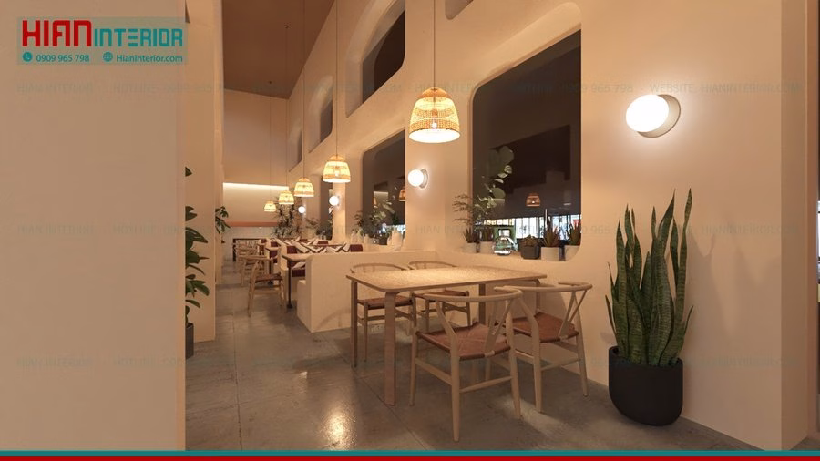 Quán Cafe Địa Trung Hải 30M2