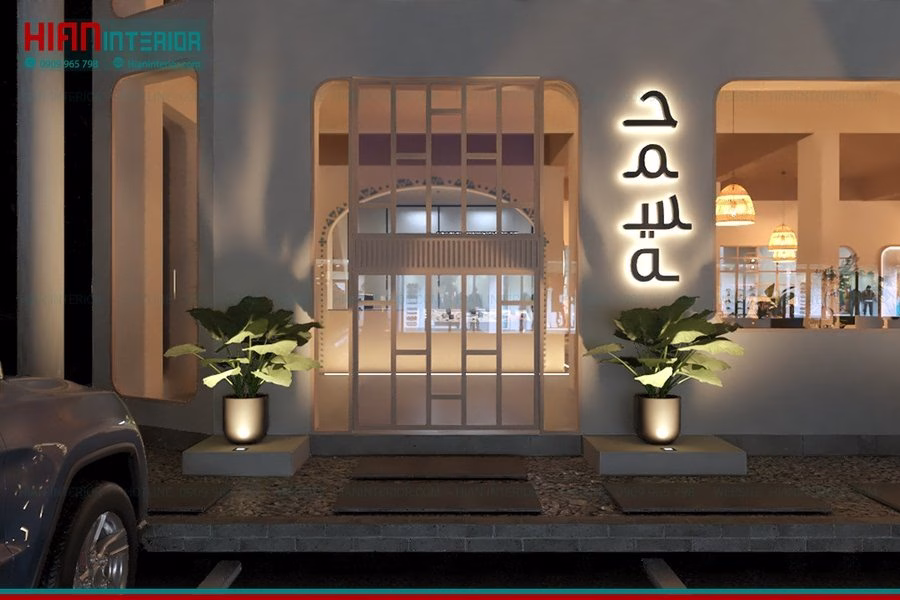 Quán Cafe Địa Trung Hải 30M2