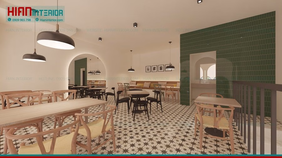 Quán Cafe Địa Trung Hải 50M2