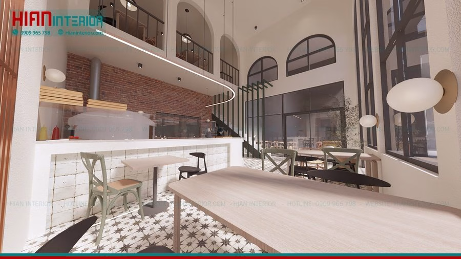 Quán Cafe Địa Trung Hải 50M2