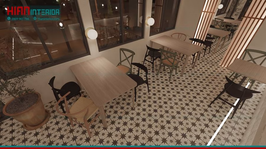 Quán Cafe Địa Trung Hải 50M2