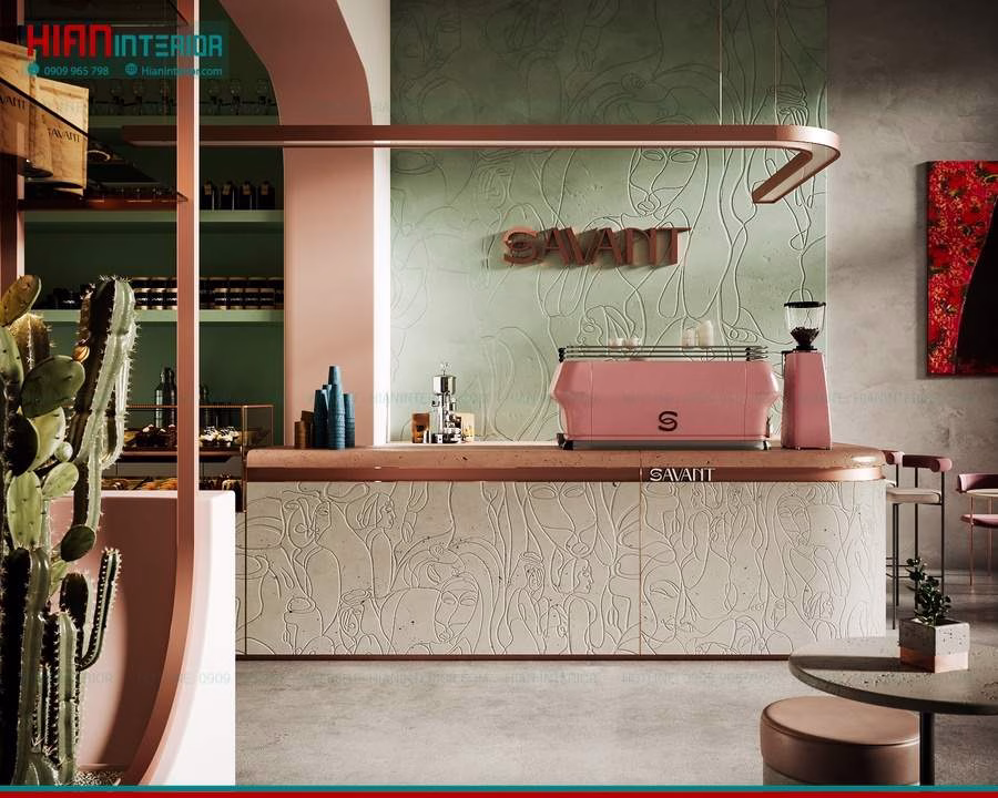 Quán Cafe Địa Trung Hải 100M2