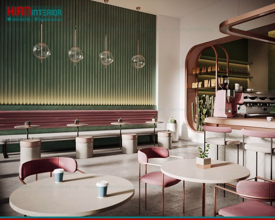 Quán Cafe Địa Trung Hải 100M2