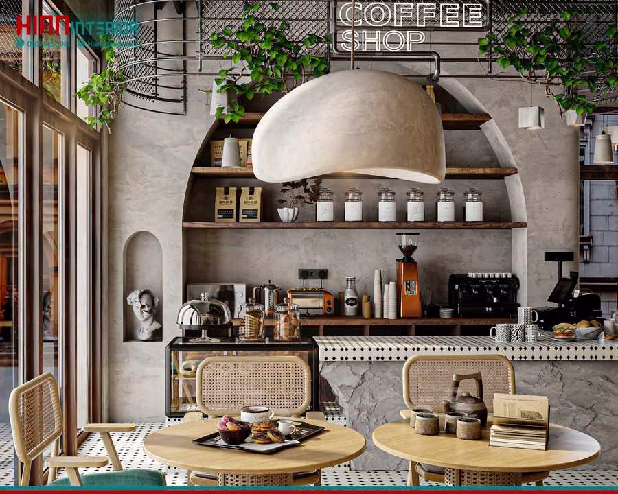 Quán Cafe Địa Trung Hải Nhiều Ánh Sáng