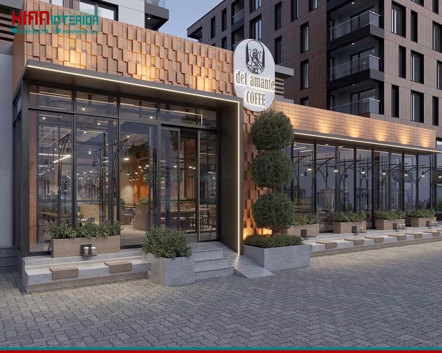 Quán Cafe Địa Trung Hải Phong Cách Tuscany