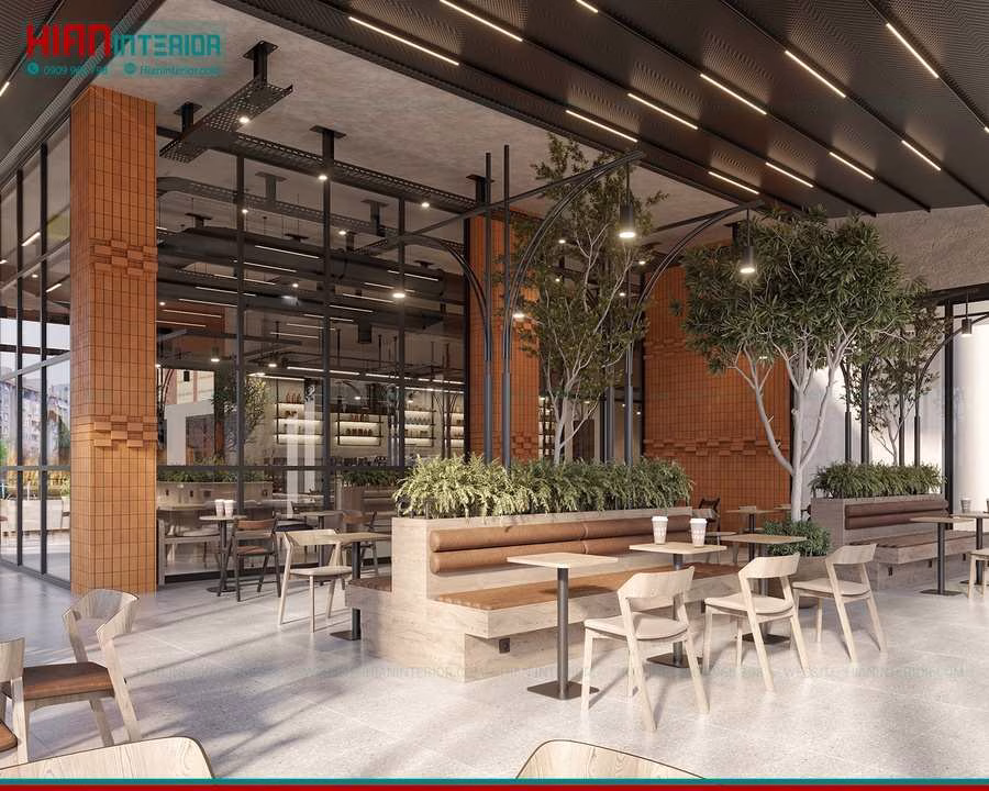 Quán Cafe Địa Trung Hải Phong Cách Tuscany