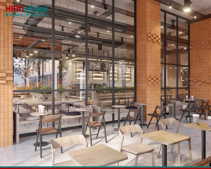 Quán Cafe Địa Trung Hải Phong Cách Tuscany