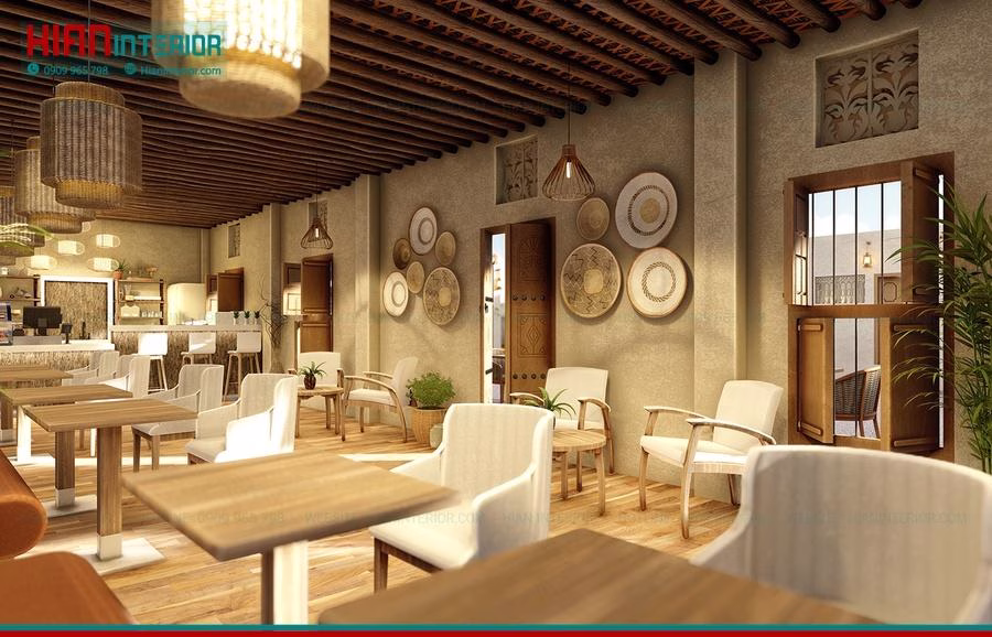 Quán Cafe Địa Trung Hải Phong Cách Morocco