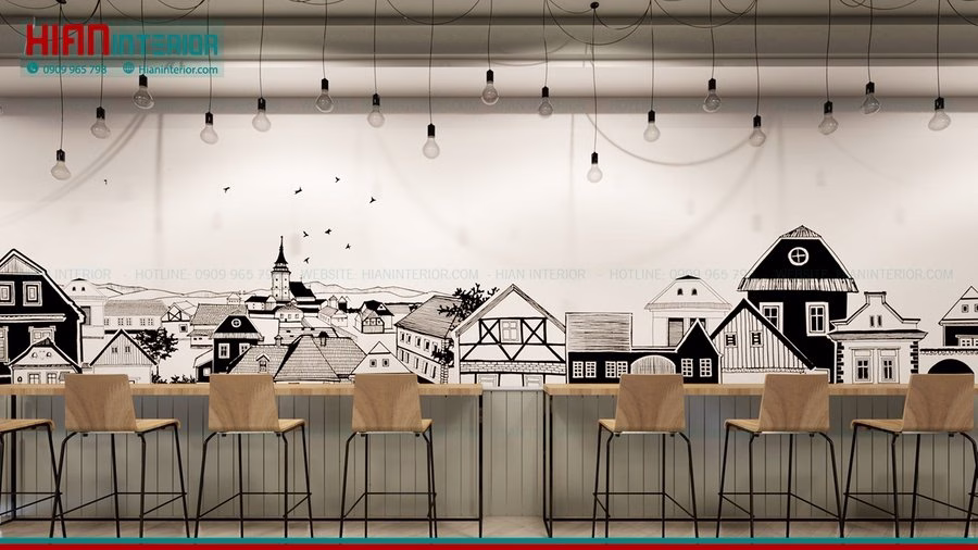 Quán Cafe Địa Trung Hải Phong Cách Hy Lạp
