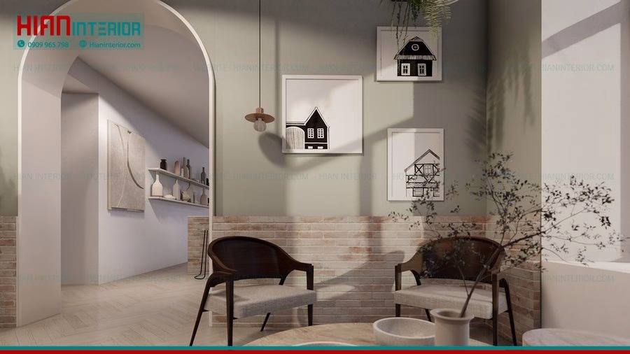 Quán Cafe Địa Trung Hải Phong Cách Hy Lạp