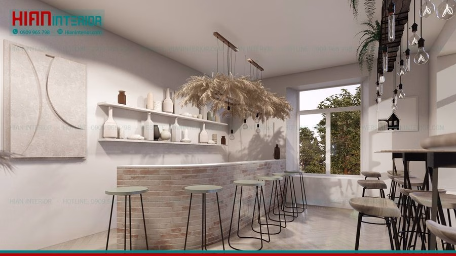 Quán Cafe Địa Trung Hải Phong Cách Hy Lạp
