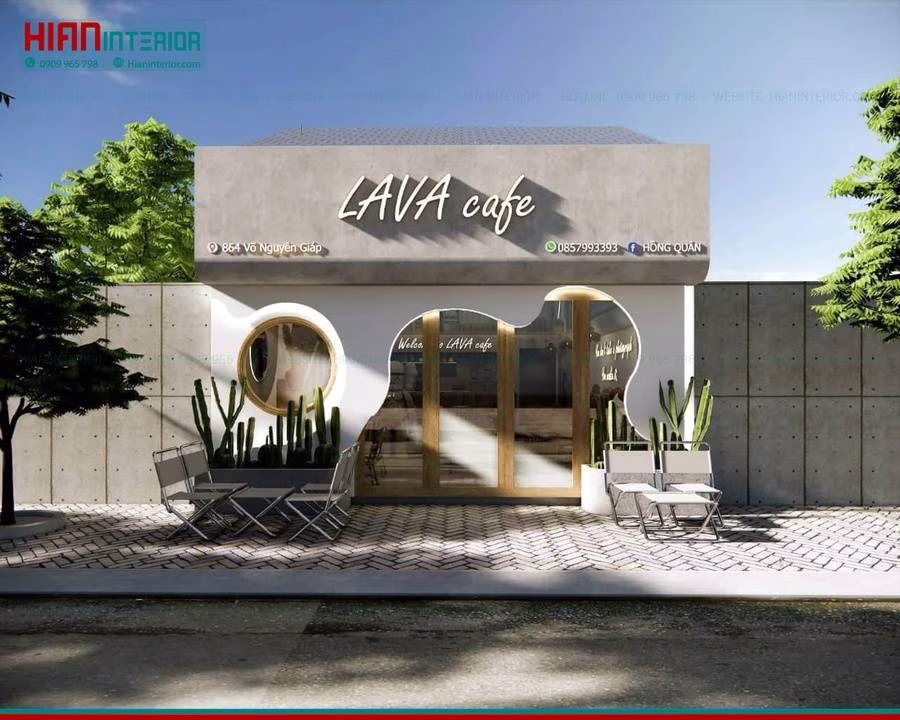 Quán Cafe Địa Trung Hải Mới Lạ