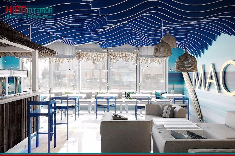 Quán Cafe Địa Trung Hải Đầy Nắng